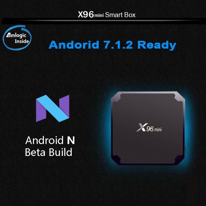 Mini Android 7,1 TV joueur 17,3 de la boîte 4K Amlogic S905W 1g/8g 2g/16g KD de X96