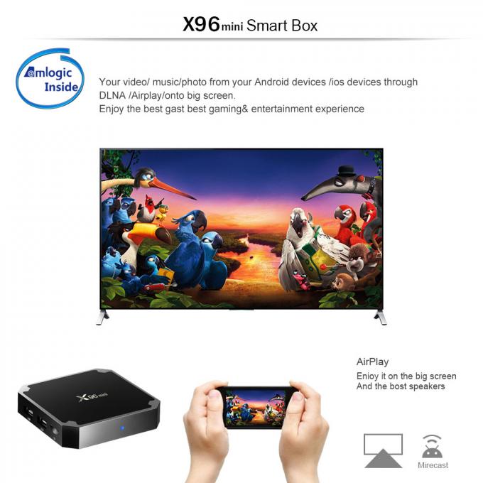 Mini Lastest TV boîte 2018 de X96 avec couler du jeu 17,3 des adjonctions 4K KD meilleur