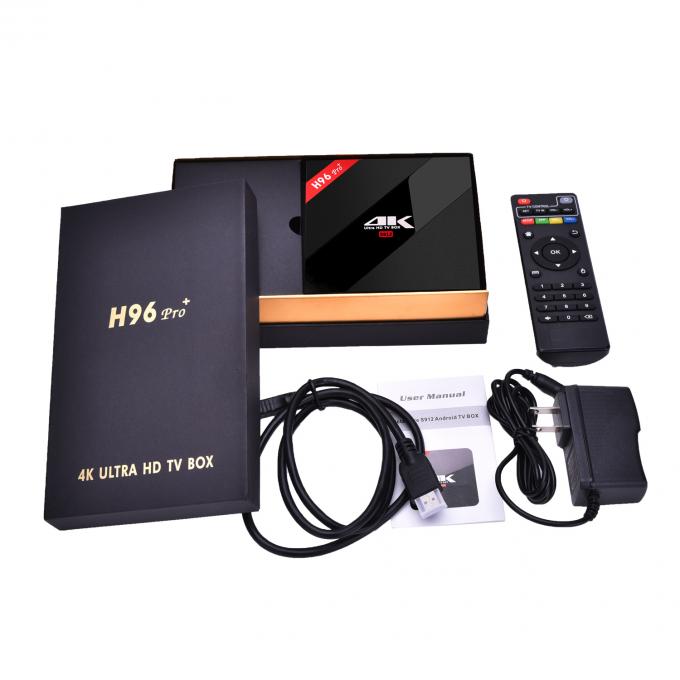 H96 pro plus le prix de gros de Factort de boîte d'Amlogic S912 Android 7,1 TV
