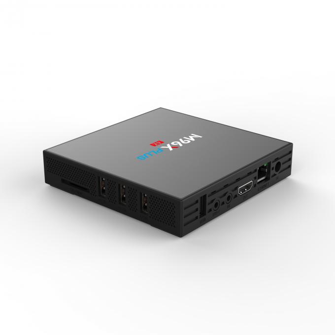 M96X plus la boîte intelligente intelligente de soutien 4K TV de la boîte KODI 17,3 du noyau TV d'Amlogic S912 Qcta