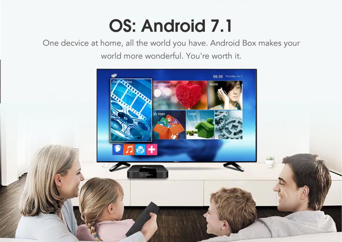 Boîte de TX3 4k Android TV, boîte 17,3 de Hd Amlogic S905 TV préinstallée