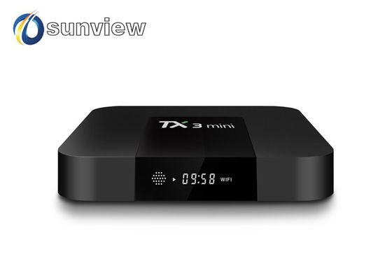 Chine Boîte de TX3 4k Android TV, boîte 17,3 de Hd Amlogic S905 TV préinstallée fournisseur